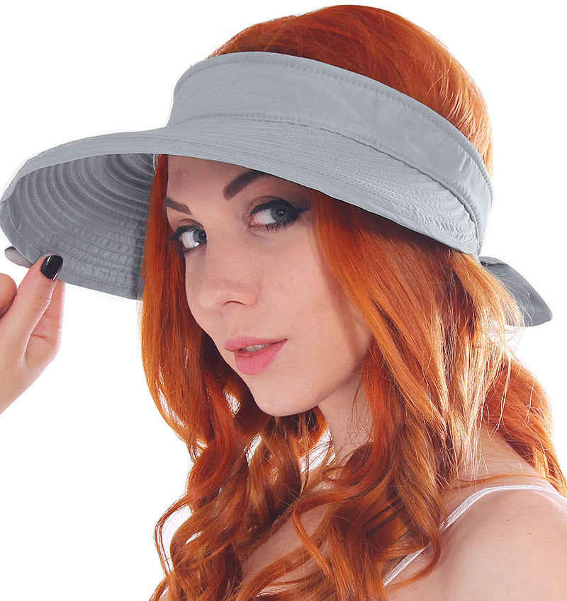 Simplicity Summer Hat for Women UPF 50+ UV Sun Visor Hiking Hat Beige at   Women's Clothing store