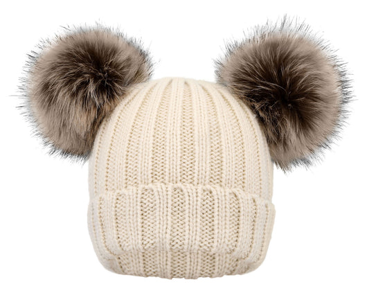Kids Pom Pom Hat Fleece Girls Winter Beanie Hat – Simplicity
